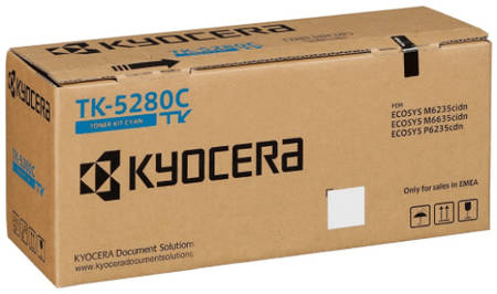 Картридж для лазерного принтера Kyocera TK-5280C синий, оригинал 965844469950173