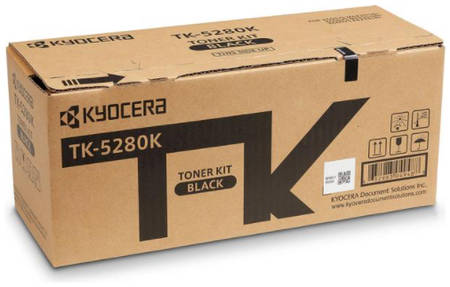 Картридж для лазерного принтера Kyocera TK-5280K черный, оригинал 965844469950176