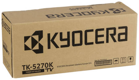 Картридж для лазерного принтера Kyocera TK-5270K черный, оригинал 965844469950191