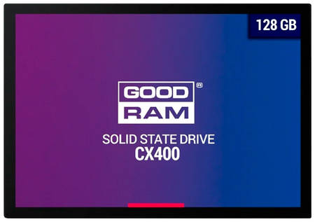 SSD накопитель Goodram CX400 2.5″ 128 ГБ (SSDPR-CX400-128-G2)