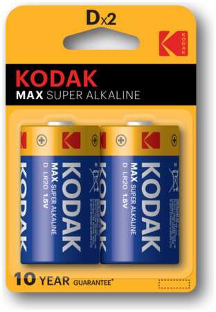 Батарея Kodak 30952843 MAX LR20-2BL [ KD-2 ] (30952843)
