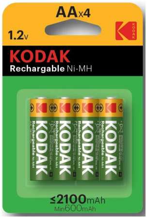 Батарея Kodak 30955110 HR6-4BL 2100mAh Pre-Charged [KAAHRP-4] (30955110) 965844469961332