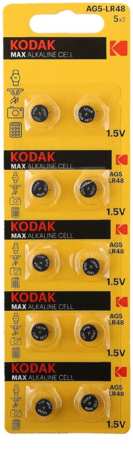 Батарея Kodak 30417564 AG5 (393) LR754, LR48 [KAG5-10] (30417564) 965844469961396