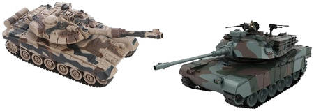 Радиоуправляемый танковый бой ZEGAN советский T90 + Abrams США 2.4GHz 965844469968350