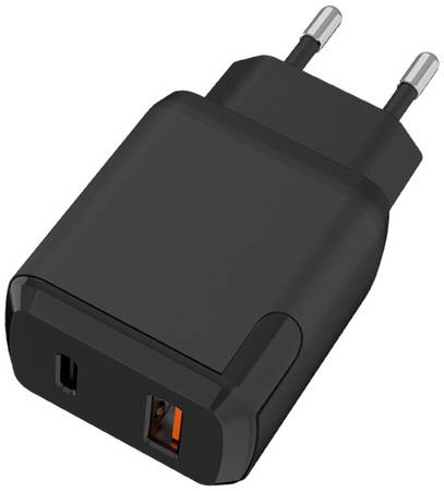 Сетевое зарядное устройство TFN 1 USB/1 USB Type-C, 3 A, (TFN-WCRPD18W04)