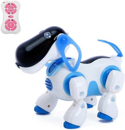 Робот радиоуправляемый Zhorya интерактивный Киберпес Ки-Ки цвет синий 563001 965844470002659