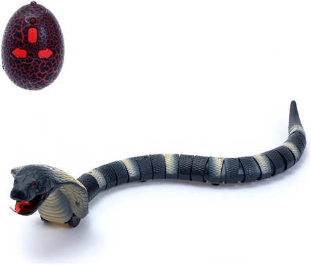 Змея радиоуправляемая Королевская кобра работает от аккумулятора в ассортименте 4331733