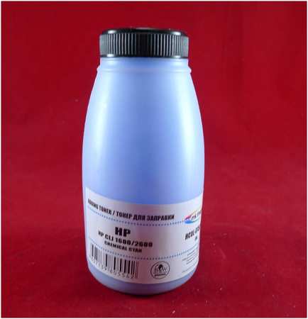 Тонер для лазерного принтера Black&White (HCOL-015C-80) голубой, совместимый 965844470013553