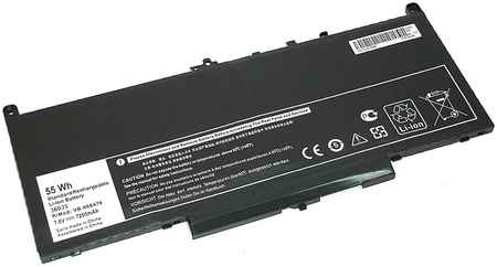 Аккумуляторная батарея для ноутбука Dell Latitude 12 E7270 E7470 J60J5 7,6V 6800mAh OEM 965844470397502