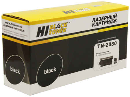 Тонер-картридж Hi-Black (HB-TN-2080) для Brother HL-2130/DCP7055, 1,2K 965844470494009