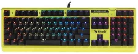 Проводная игровая клавиатура A4Tech Bloody B810RC Yellow 965844470494665