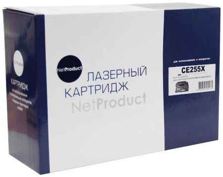 Картридж NetProduct (N-CE255X) для HP LJ P3015, 12,5K 965844470494823