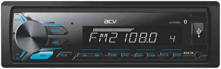 Автомагнитола CD/MP3 ACV AVS-812BB ACV AVS-812BB 1din/голубая/Bluetooth/USB/AUX/SD/FM/4*50