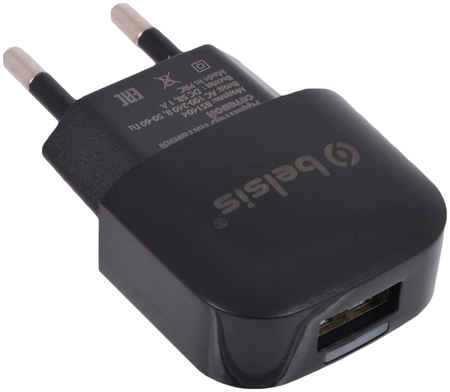 Устройство зарядное для телефона Belsis BS1404 Сетевое зарядное устройство 1 USB 1 A черны 965844470592086