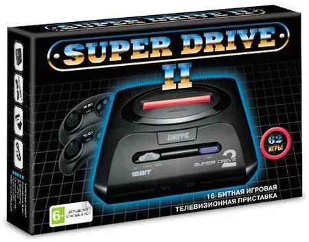 Игровая приставка 16 bit Super Drive 2 Classic + 62 встроенных игр + 2 геймпада