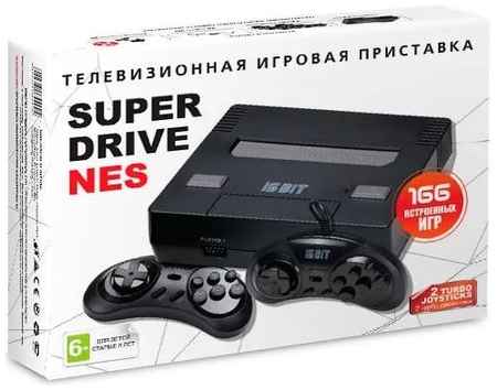 Игровая приставка 16 bit NES Sega Super Drive Black box + 166 встроенных игр + 2 геймпада 965844471421870