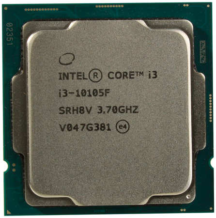 Процессор Intel Core i3 - 10105F OEM Core i3 10105F 965844472010236