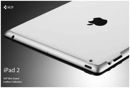 Защитная пленка SGP для iPad 2 Cover Skin, белая кожа 965844472036927