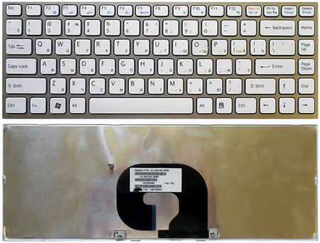 Клавиатура для ноутбука Sony NSK-S8K01 белая 965844472075086