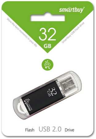 Флэшка Smartbuy V-CUT 32GB black 965844472100295