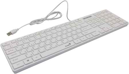 Проводная клавиатура Genius SlimStar 126 White 965844472102820