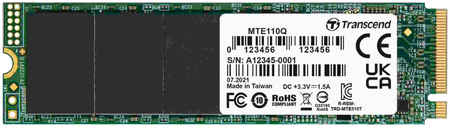 SSD накопитель Transcend 110Q M.2 2280 500 ГБ (TS500GMTE110Q)