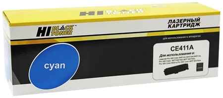 Картридж для лазерного принтера Hi-Black HB-CE411A голубой, совместимый 965844472113221