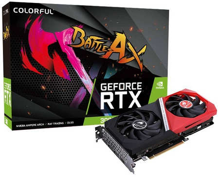 Видеокарта Colorful NVIDIA GeForce RTX 3060 12Gb (RTX 3060 NB DUO 12G V2 L-V) GeForce RTX 3060 Battle-Ax NB DUO V2 L-V 965844472113458