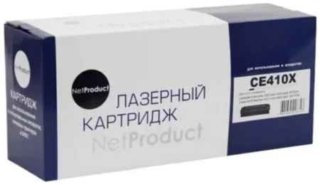 Картридж для лазерного принтера NetProduct N-CE410X черный, совместимый 965844472115631