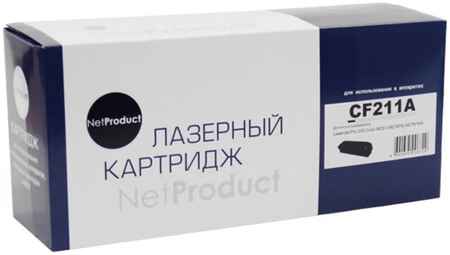 Картридж для лазерного принтера NetProduct N-CF211A голубой, совместимый 965844472115633