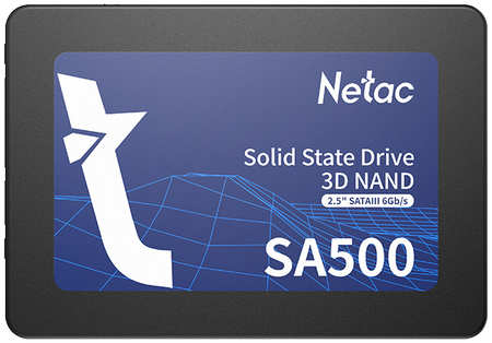 SSD накопитель Netac SA500 2.5″ 960 ГБ (NT01SA500-960-S3X)