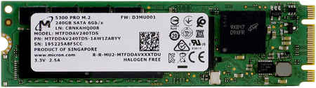 SSD накопитель Crucial 5300 PRO M.2 2280 240 ГБ (MTFDDAV240TDS-1AW1ZABYY) 965844472119030