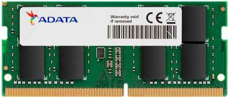 Оперативная память ADATA 16Gb DDR4 3200MHz SO-DIMM (AD4S320016G22-SGN) Модуль памяти ADATA 16GB DDR4 3200 SO-DIMM Premier AD4S320016G22-SGN, CL22, 1.2V