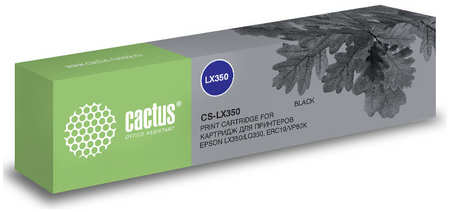 Картридж для матричного принтера CACTUS CS-LX350 (CS-LX350) черный, совместимый 965844472119950