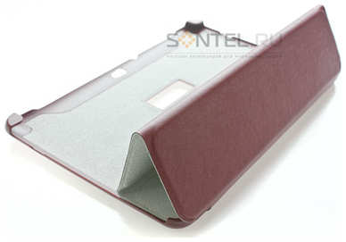 Чехол Smart Case leather, для Samsung Galaxy P7500 красный 965844472125141