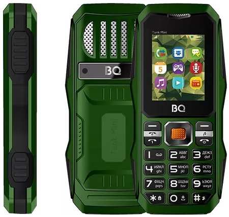 Мобильный телефон BQ 1842 Tank mini Dark Green 965844472197469