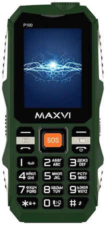 Мобильный телефон Maxvi P100 green 965844472198929