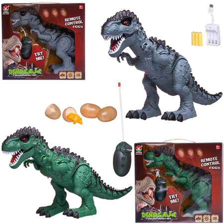 Junfa toys Динозавр-робот Junfa Тираннозавр на радиоуправлении, свет, звук WB-00694 965844472252250