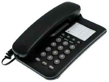 Проводной телефон Vector 555/02 серый 965844472720811
