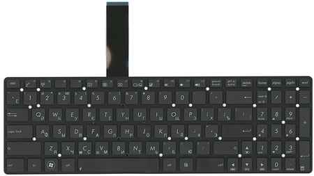 Клавиатура для ноутбука ASUS K55 K55V без рамки черная OKNBO-6121RUм Гор.Enter