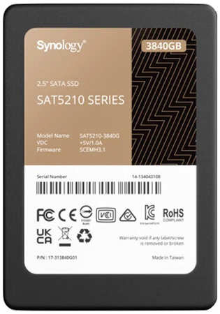 SSD накопитель Synology SAT5210 2.5″ 3,84 ТБ (SAT5210-3840G) 965844472757962