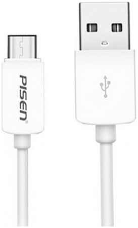 Дата-кабель Pisen USB - USB Type-C 1 м, белый 965844473009975