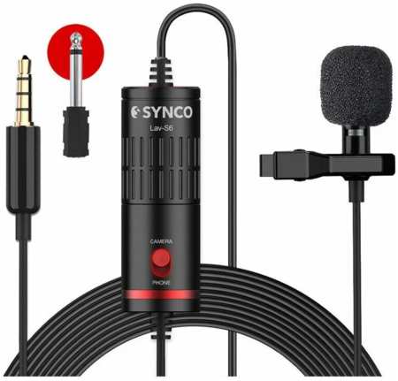 Петличный микрофон Synco Lav-S6 черный 965844473061299