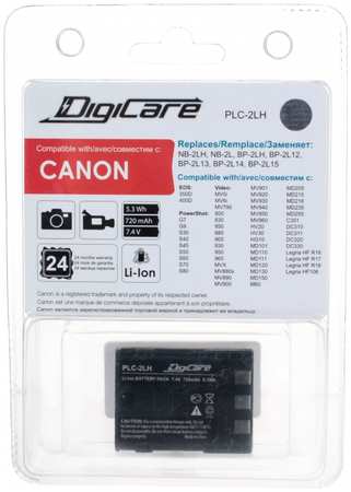 Аккумулятор для фотоаппарата Digicare PLC-2LH/NB-2LH 720 мА/ч 965844473061690