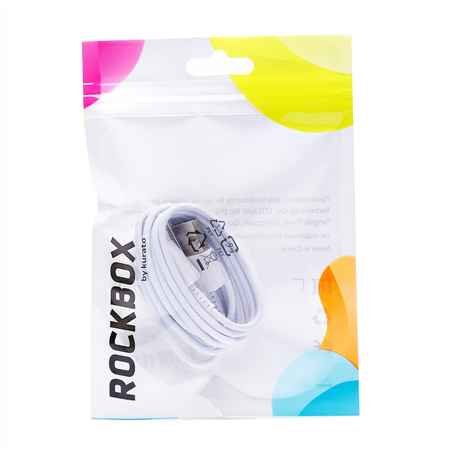 Кабель RockBox USB - USB Type-C 1 м, белый