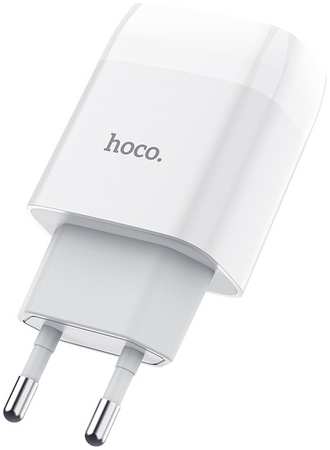 Сетевое зарядное устройство Hoco C72A Glorious 1xUSB, белый 965844473094065