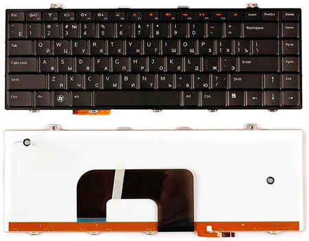 Клавиатура для ноутбука Dell Studio 14 14z 1440 1450 1457 черная с подсветкой 965844473743547