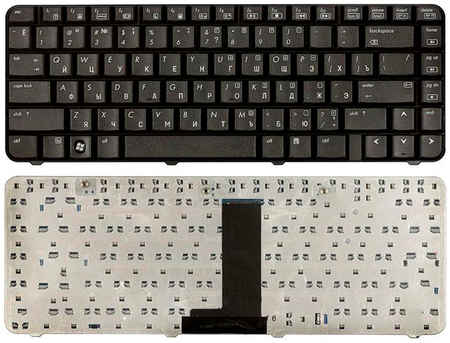 Клавиатура для ноутбука HP Compaq Presario CQ50 черная 965844473743552