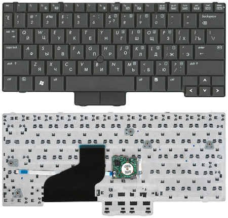 Клавиатура для ноутбука HP EliteBook 2530P черная 965844473743555