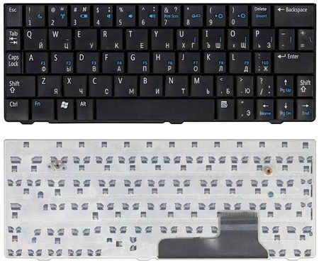 Клавиатура для ноутбука Dell Inspiron mini 9 черная 965844473743562